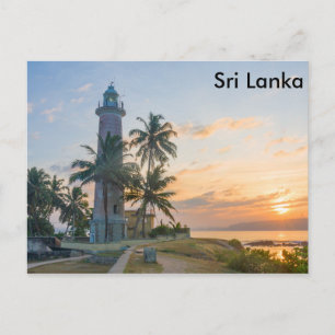Cartão Postal Farol, Galle, Sri Lanka