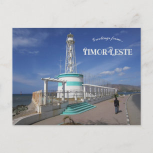 Cartão Postal Farol Lighthouse em Dili Timor Leste