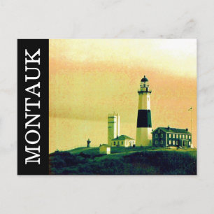 Cartão Postal farol montauk