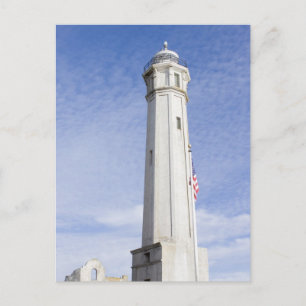 Cartão Postal Farol na Ilha de Alcatraz