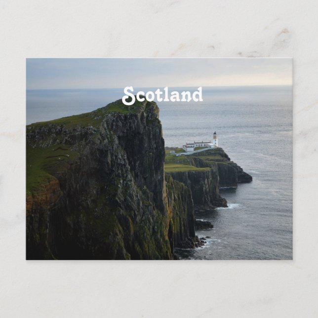 Cartão Postal Farol ponto de Neist (Frente)