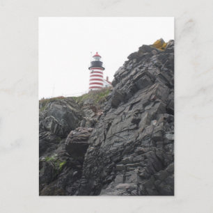 Cartão Postal Farol Quoddy Ocidental