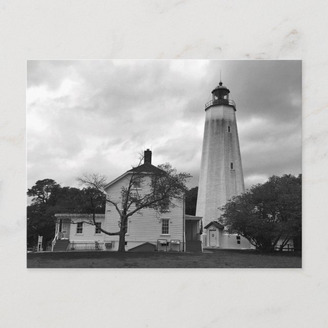 Cartão Postal Farol Sandy Hook (Frente)
