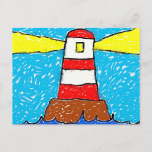Cartão Postal Farol Smudgy
