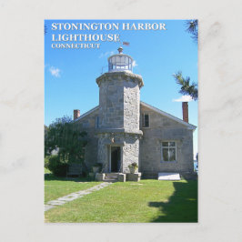 Cartão Postal Farol Stonington Harbor, Cartão-postal de Connecti