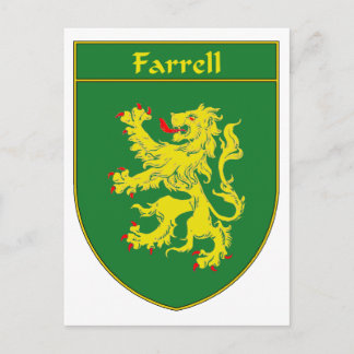 Cartão Postal Farrell Casaco de Armas/Festa Familiar