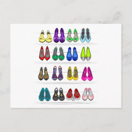 Cartão Postal fashion shoes