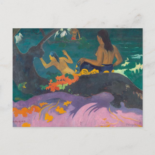 Cartão Postal Fatata te Miti por Gaugin (Frente)