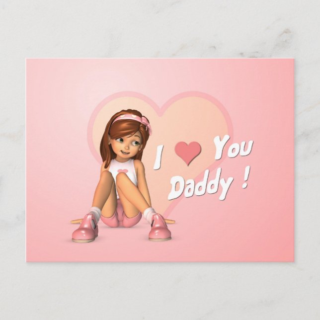 Cartão Postal Fathers Day Sadie Postcard (Frente)