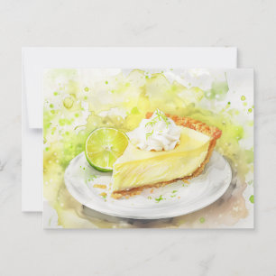 Cartão Postal Fatia de Torta de Limão Galego