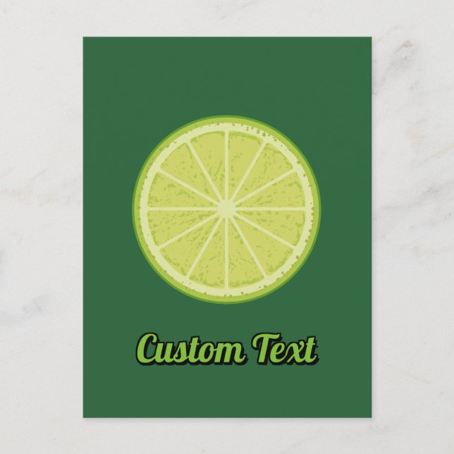 Cartão Postal Fatia do limão (Frente)