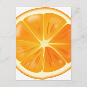 Cartão Postal Fatia Laranja