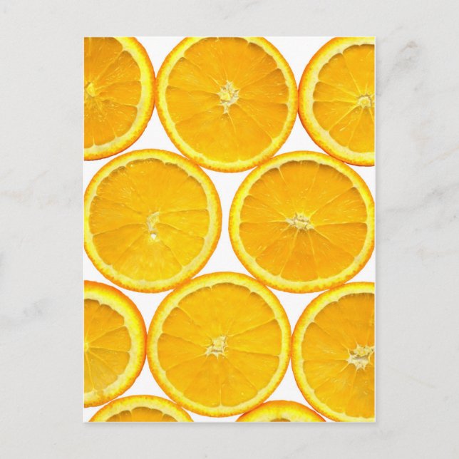 Cartão Postal Fatia laranja (Frente)
