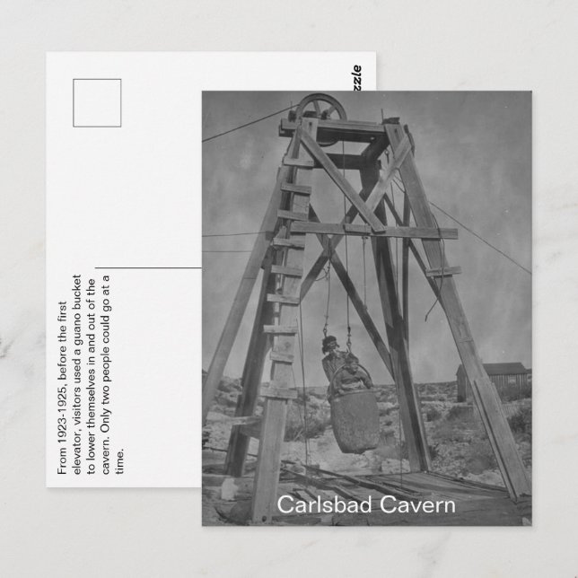 Cartão Postal Fato de diversão da Caverna Carlsbad (Frente/Verso)