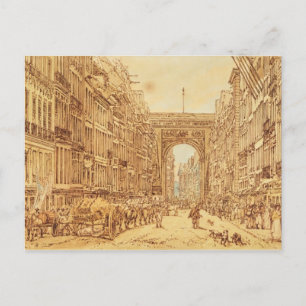Cartão Postal Faubourg e Porte Santo-Denis, 1801