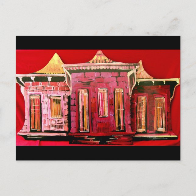Cartão Postal Faubourg Rouge (Frente)