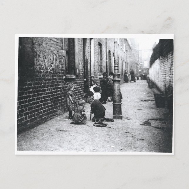 Cartão Postal Favelas de Londres (Frente)