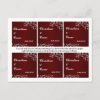 Favor Etiquetas Cinzas Escuras de Maroon Nadarias