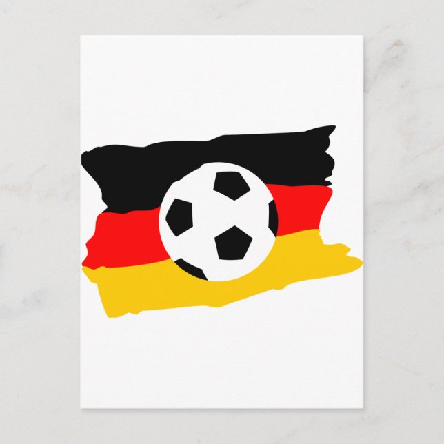 Cartão Postal Fax da alemanha futebol (Frente)