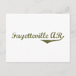 Cartão Postal Fayetteville Revolução nas camisas