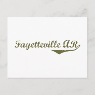 Cartão Postal Fayetteville Revolução nas camisas