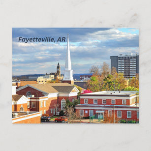 Cartão Postal Fayetteville, Vista do Centro do Arkansas