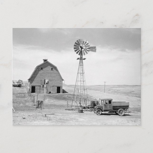 Cartão Postal Fazenda abandonada, 1936 (Frente)