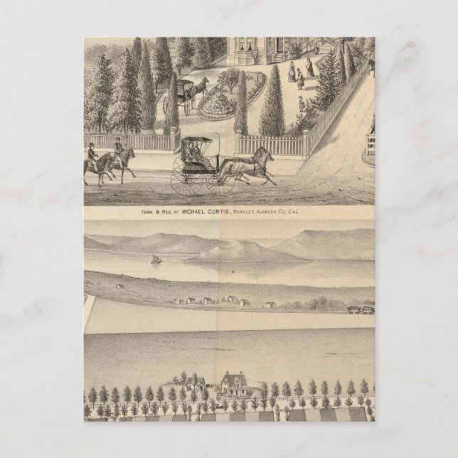 Cartão Postal Fazenda Curtis, Trato Poirier (Frente)