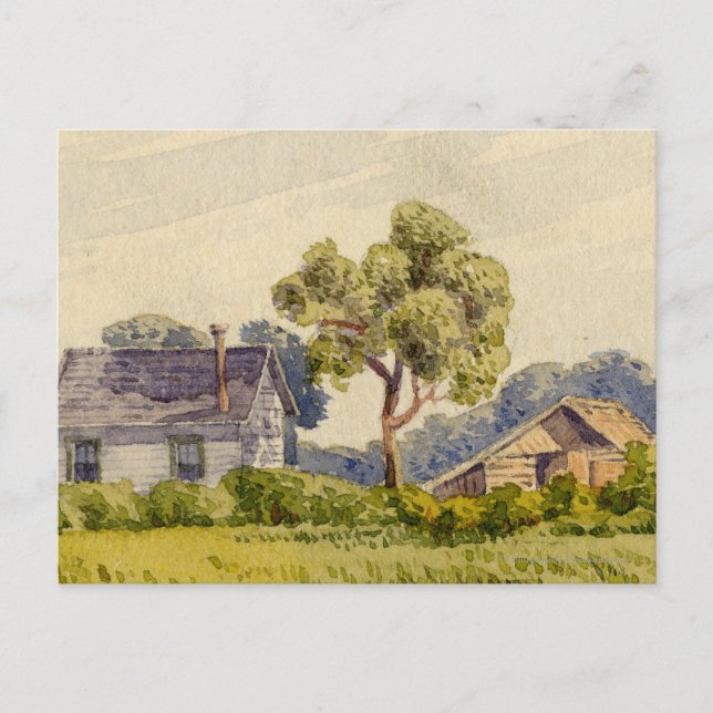 Cartão Postal Fazenda da Califórnia, perto de Stockton (Frente)