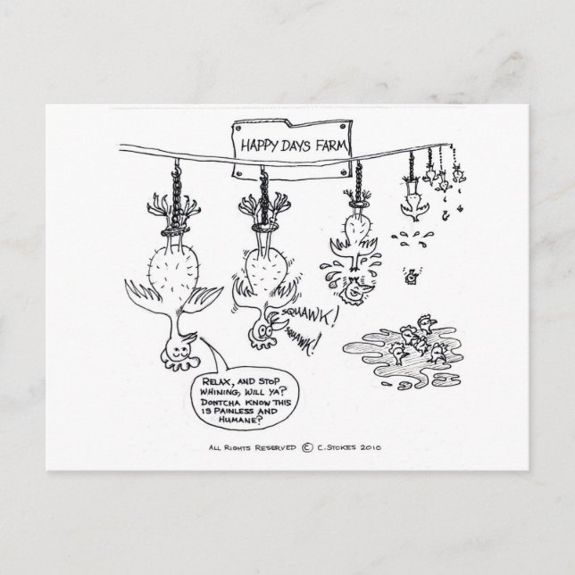 Cartão Postal Fazenda de dias felizes (Frente)