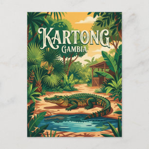 Cartão Postal Fazenda de Répteis, Kartong Gâmbia
