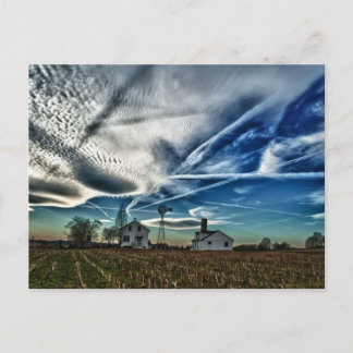 Cartão Postal Fazenda do condado de Lancaster