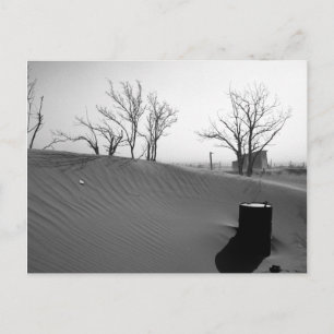 Cartão Postal Fazenda Dust Bowl - Oeste de Oklahoma 1936