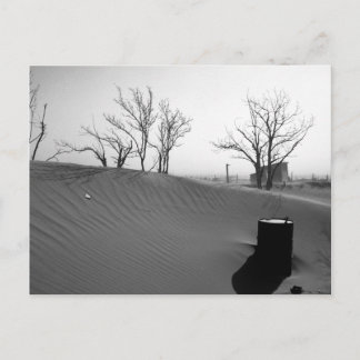 Cartão Postal Fazenda Dust Bowl - Oeste de Oklahoma 1936