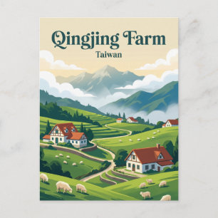 Cartão Postal Fazenda Qingjing Taiwan