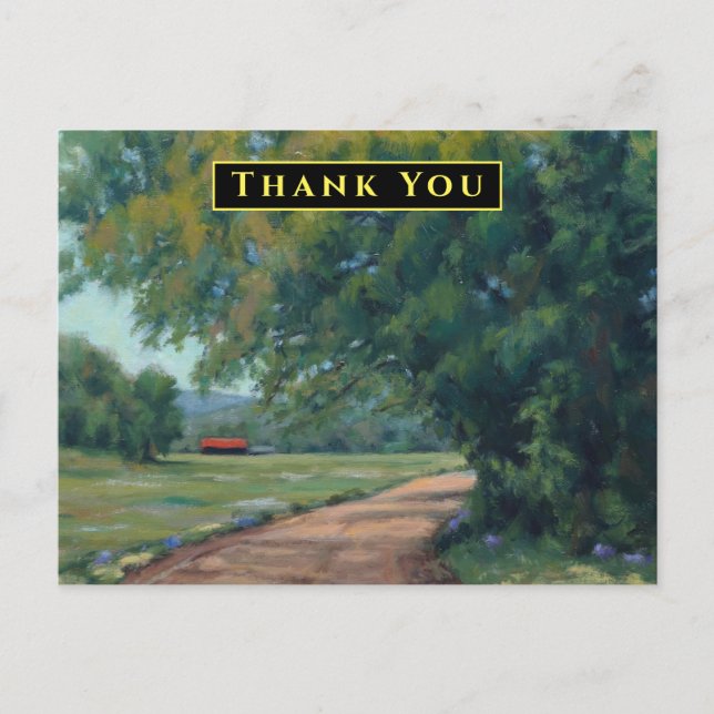 Cartão Postal Fazenda Red Barn Country (Frente)