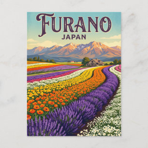 Cartão Postal Fazenda Tomita Japão