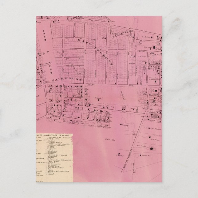 Cartão Postal Fazendas ocidentais (Frente)