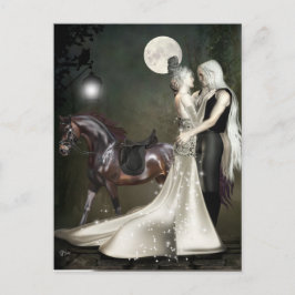 Cartão Postal Fazendo o amor dançar Casal fantasma