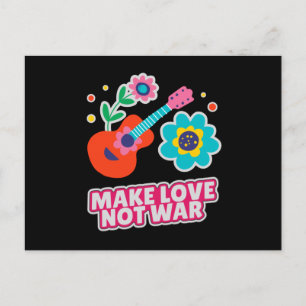 Cartão Postal Fazer amor não guerra
