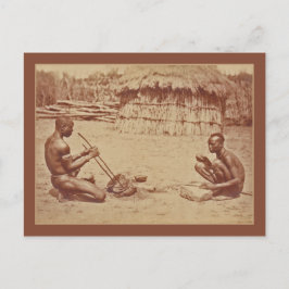 Cartão Postal Fazer de Homens Africanos