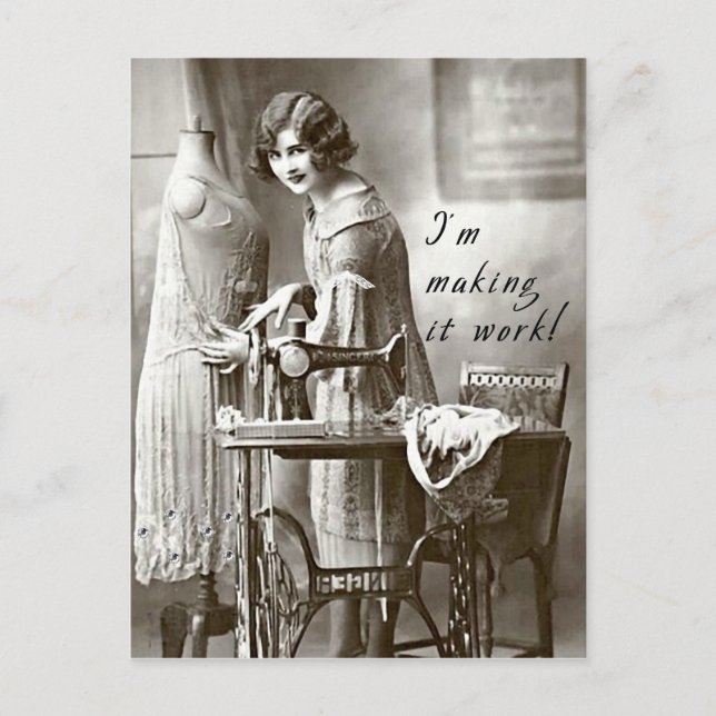 Cartão Postal Fazer que funcione (Frente)