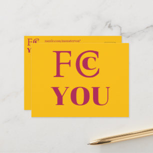 Cartão postal FCC YOU