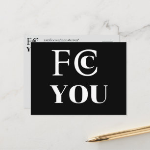 Cartão postal FCC YOU
