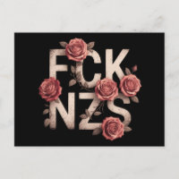 FCK NZS Floral Contra a Direita Sem Nazistas Lgbtq