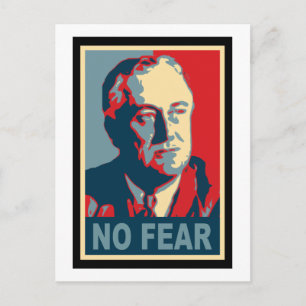 Cartão Postal FDR sem medo