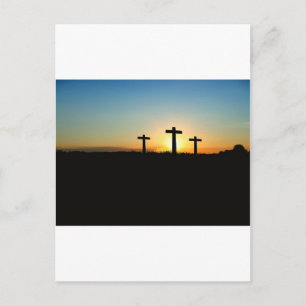 Cartão Postal Fé, Esperança e amor, Cruz de Cristo de Jesus