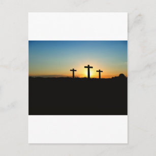 Cartão Postal Fé, Esperança e amor, Jesus Cristo Cruz