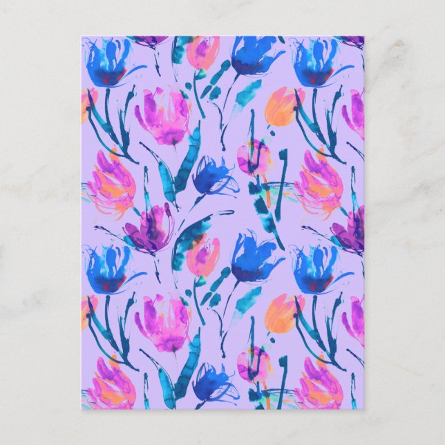 Cartão Postal Febre das Tulipas (Frente)