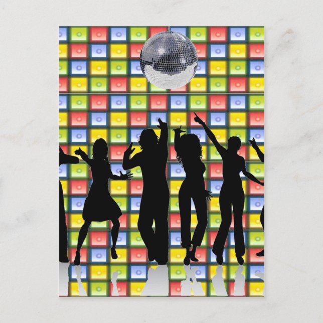 Cartão Postal Febre de dança (Frente)